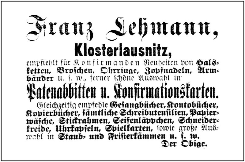 1890-03-13 Kl Lehmann